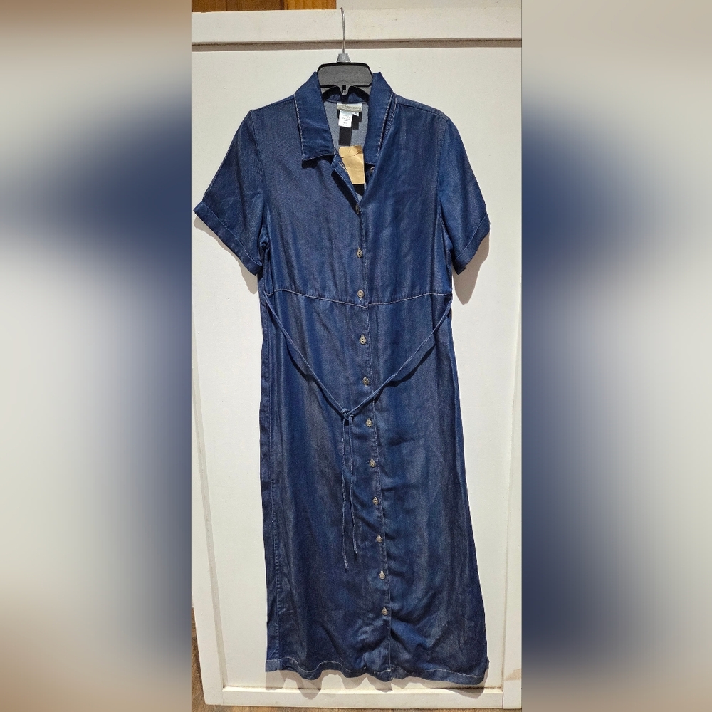 Coldwater Creek Chambray Dress